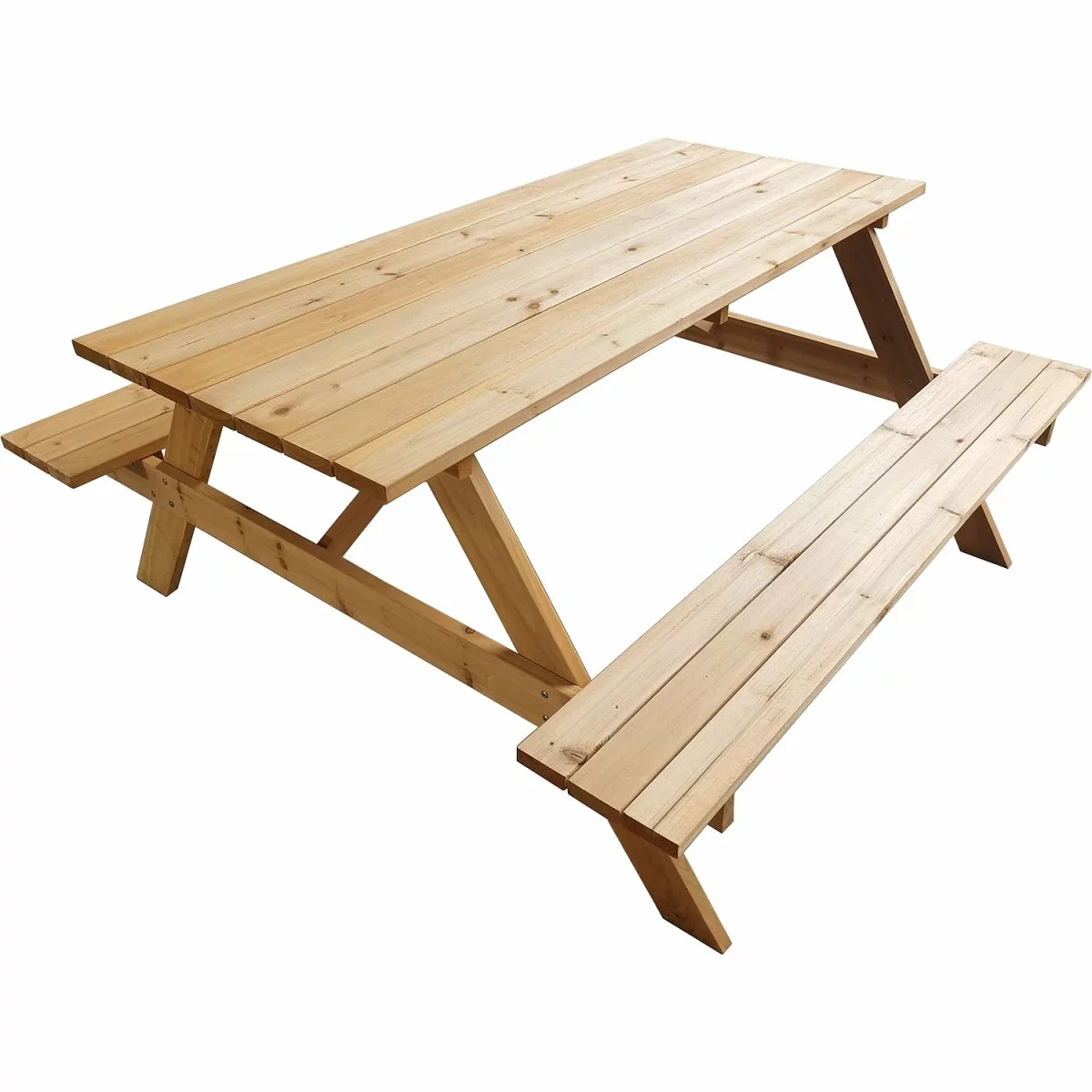 Beer Garden Table 160x160x75cm Firwood | Adexa 572006 1 Beer Garden Table 160x160x75cm Firwood | Adexa 572006