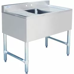 Commercial Bar Sink 1 Bowl Middle 914x477x838mm | Adexa BAR1B36LR