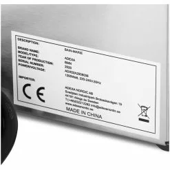Commercial Bain Marie 1xGN1/1 | Adexa BMN -Cooking Appliances Sales Store BMN 4 1200x1200 1