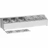 Commercial Condiment Holder Including 6xGN1/6 Pans & Lids | Adexa CHD06A