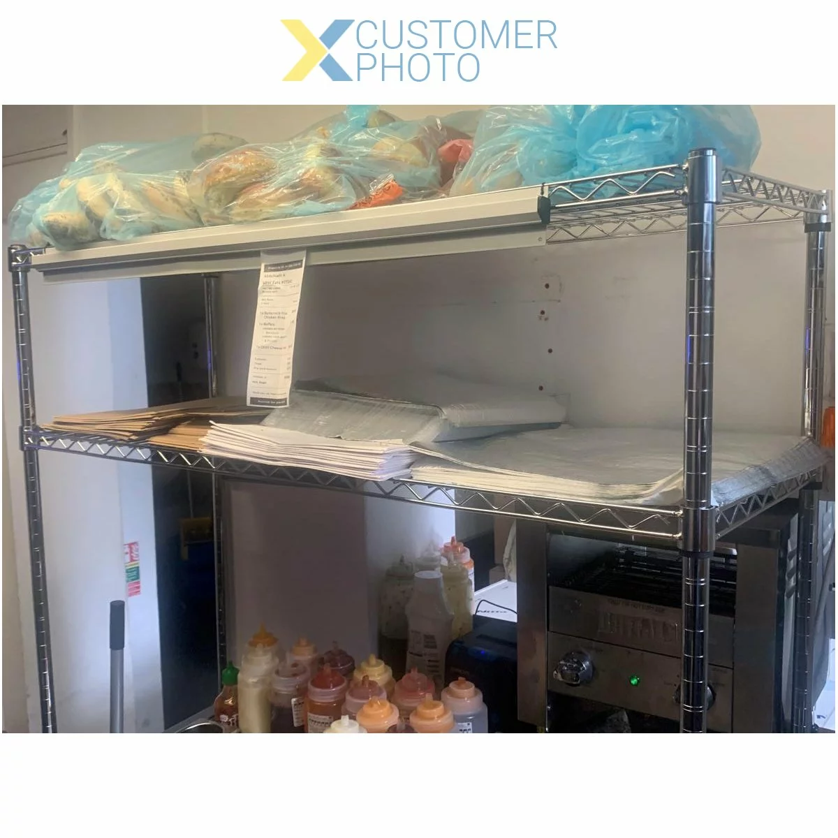 Commercial Wire Shelving Unit 6 Tier With Wheels 1500kg 1200x450x1880mm Chrome | Adexa CJ12045188A6CW3 2 Commercial Wire Shelving Unit 6 Tier With Wheels 1500kg 1200x450x1880mm Chrome | Adexa CJ12045188A6CW3 - Image 2