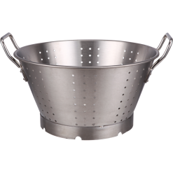 Heavy Duty Double Handed Colander Bowl 10L Stainless Steel | Adexa CL3620