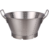 Heavy Duty Double Handed Colander Bowl 8L Stainless Steel | Adexa CL3218