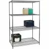 Commercial Shelving Unit 4 Tier 1000kg Width 1200mm Depth 600mm Chrome Wire | Adexa CR12060180A4