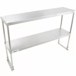 Double Tier Overshelf Stainless Steel 900x300x800mm | Adexa DOS300X900