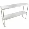 Double Tier Overshelf Stainless Steel 1200x300x800mm | Adexa DOS300X1200