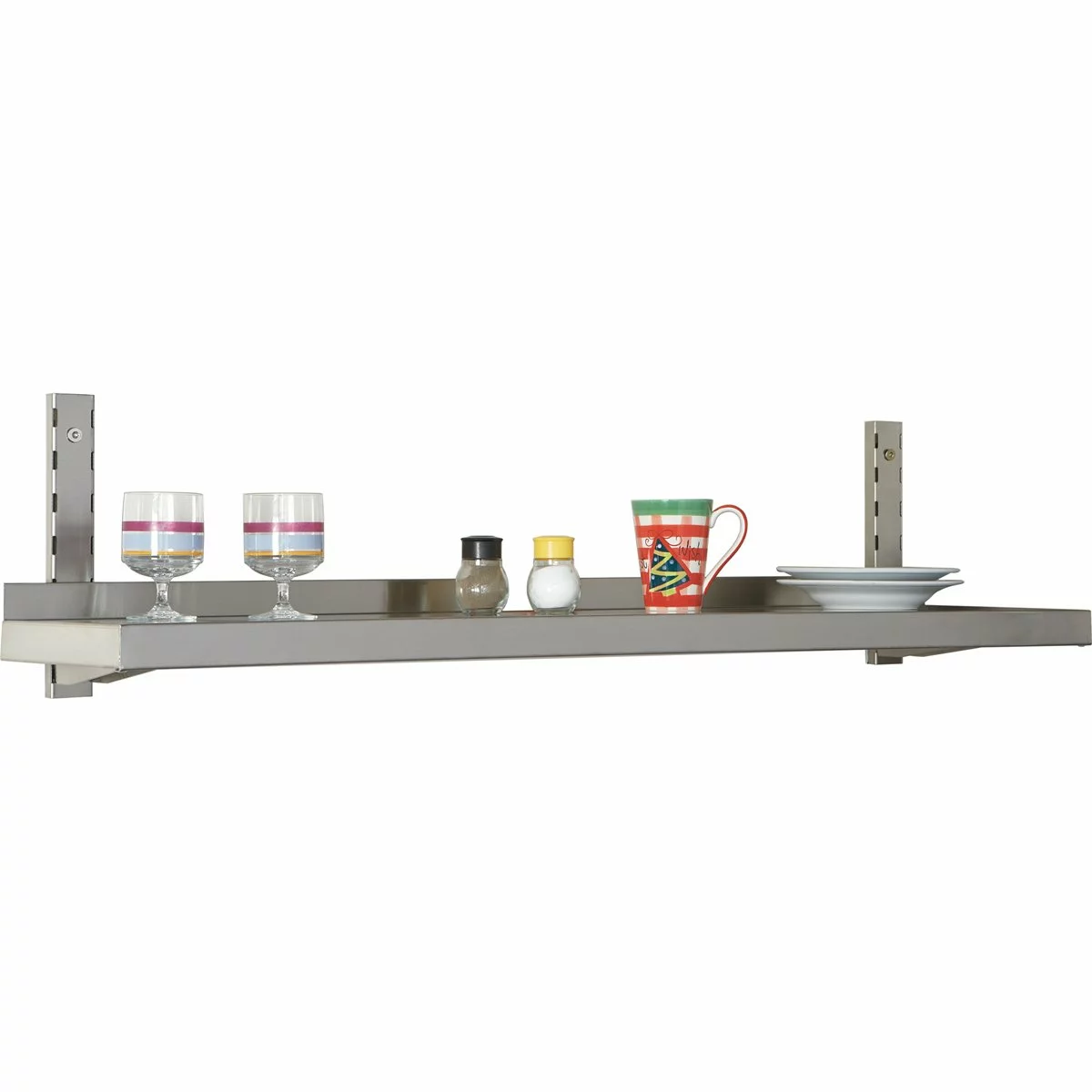 Wall Shelf 1 Level 1600x400mm Stainless Steel | Adexa THWBS1R164 2 Wall Shelf 1 Level 1600x400mm Stainless Steel | Adexa THWBS1R164 - Image 2