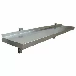 Wall Shelf 1 Level 600x400mm Stainless Steel | Adexa THWBS1R64