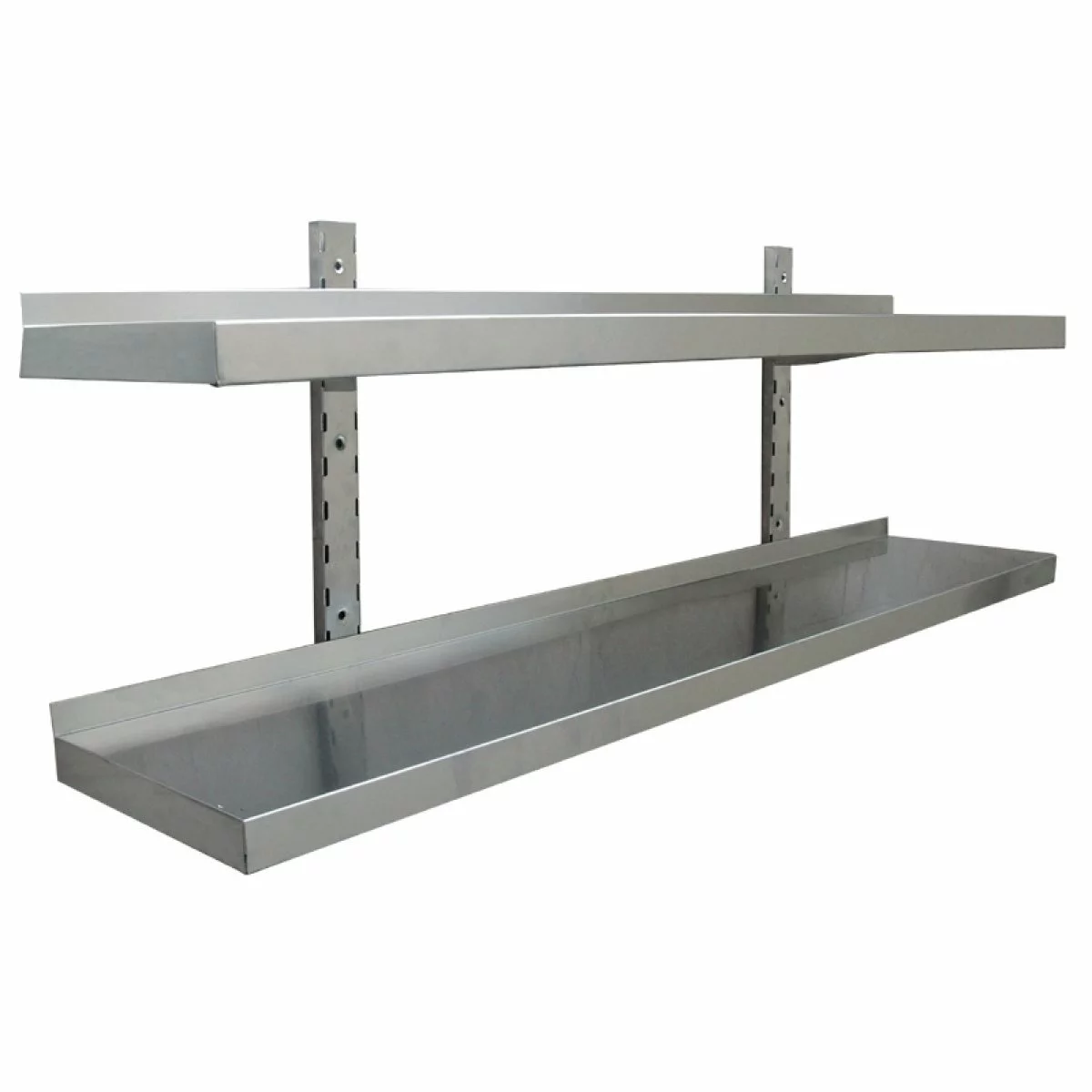 Wall Shelf 2 Levels 1800x400mm Stainless Steel | Adexa VWS1842 1 Wall Shelf 2 Levels 1800x400mm Stainless Steel | Adexa VWS1842