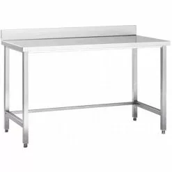 Professional Work Table Stainless Steel No Bottom Shelf Upstand 1000x600x965mm | Adexa DW6100