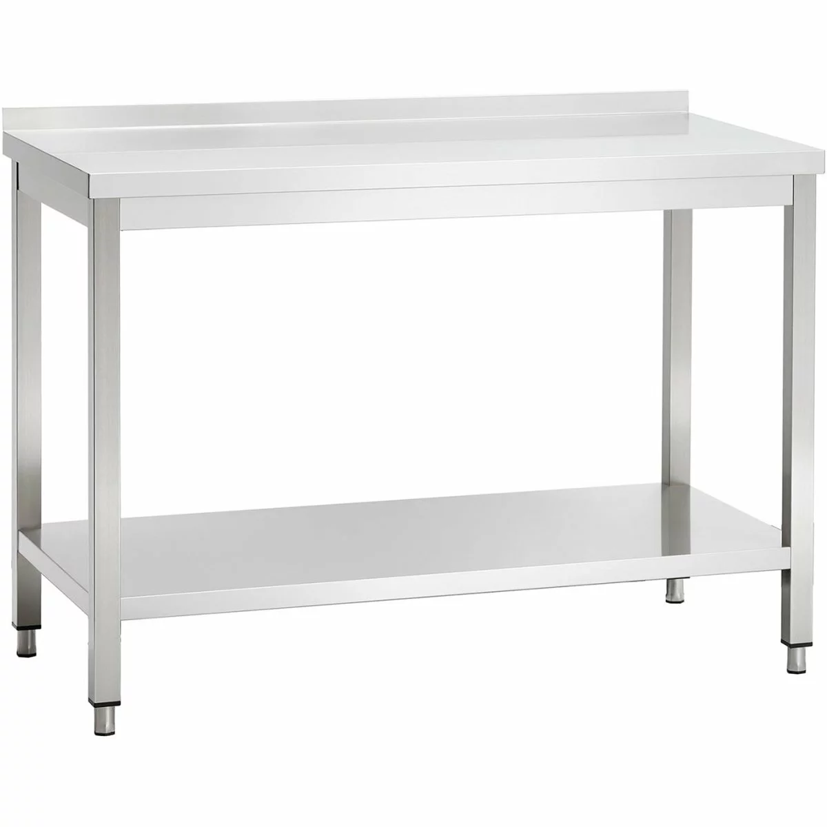 Professional Work Table Stainless Steel Bottom Shelf Upstand 1200x700x900mm | Adexa VT127SLB 1 Professional Work Table Stainless Steel Bottom Shelf Upstand 1200x700x900mm | Adexa VT127SLB