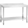 Professional Work Table Stainless Steel Bottom Shelf Upstand 1200x600x900mm | Adexa VT126SLB