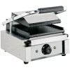 Heavy Duty Panini Contact Grill Single Ribbed/Smooth | Adexa EG01C