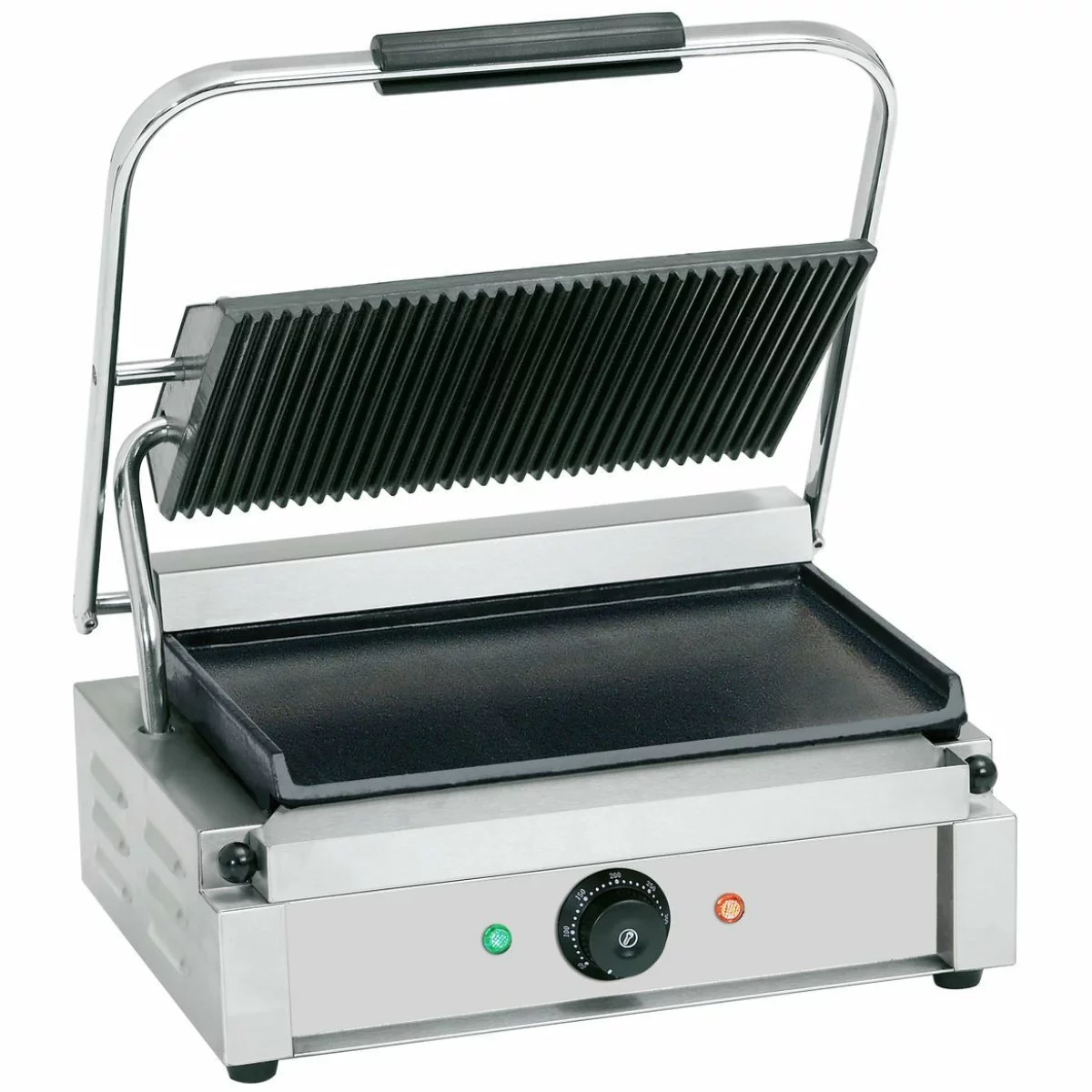 Heavy Duty Large Panini Contact Grill 2.2kW Ribbed/Smooth | Adexa EG02C 1 Heavy Duty Large Panini Contact Grill 2.2kW Ribbed/Smooth | Adexa EG02C