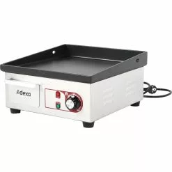 Commercial Griddle Smooth 360x380mm Enamelled Plate 1.5kW Electric | Adexa EG3638