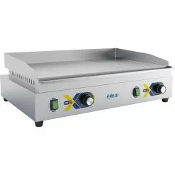 Chrome Coated Commercial Griddle Smooth/Ribbed 720x460x240mm 3.5kW Electric | Adexa EG720D