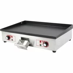 Commercial Griddle Smooth 730x500mm Enamelled Plate 3kW Electric | Adexa EG7350