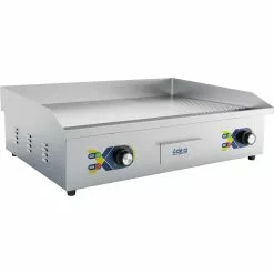 Commercial Griddle Smooth/Ribbed 730x550x240mm 4.4kW Electric | Adexa EG8202