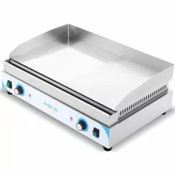 Commercial Griddle Smooth/Ribbed 720x460x240mm Chromed Plate 4.4kW Electric | Adexa EGN750D2 -Cooking Appliances Sales Store EGN750D2 2 1200x1200 1