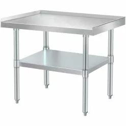 Equipment Stand/Low Table With 3 Side Upstand 900x760x600mm | Adexa ES4187690
