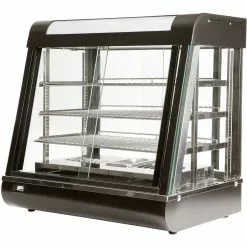 Commercial Heated Showcase Food Warmer 150 Litres Countertop | Adexa FM36