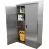 Janitorial Mop Sink Cabinet Stainless Steel Double | Adexa FMSCDL225084418KD