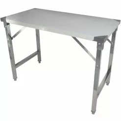 Folding Stainless Steel Work Table 1800x600x850mm | Adexa FW41876150