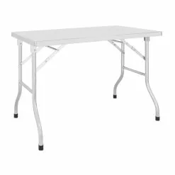 Commercial Folding Work Table Stainless Steel 1000x600x800mm | Adexa FWT106D