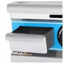 Commercial Gas Griddle Smooth Plate 1 Zone 3kW Countertop | Adexa GG360 -Cooking Appliances Sales Store GG360 4 1200x1200 1