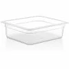 Polypropylene Gastronorm Pan GN1/2 Depth 100mm Clear 5 Litres | Adexa GNPP12100