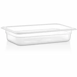 Polypropylene Gastronorm Pan GN1/3 Depth 65mm Clear 2 Litres | Adexa GNPP1365