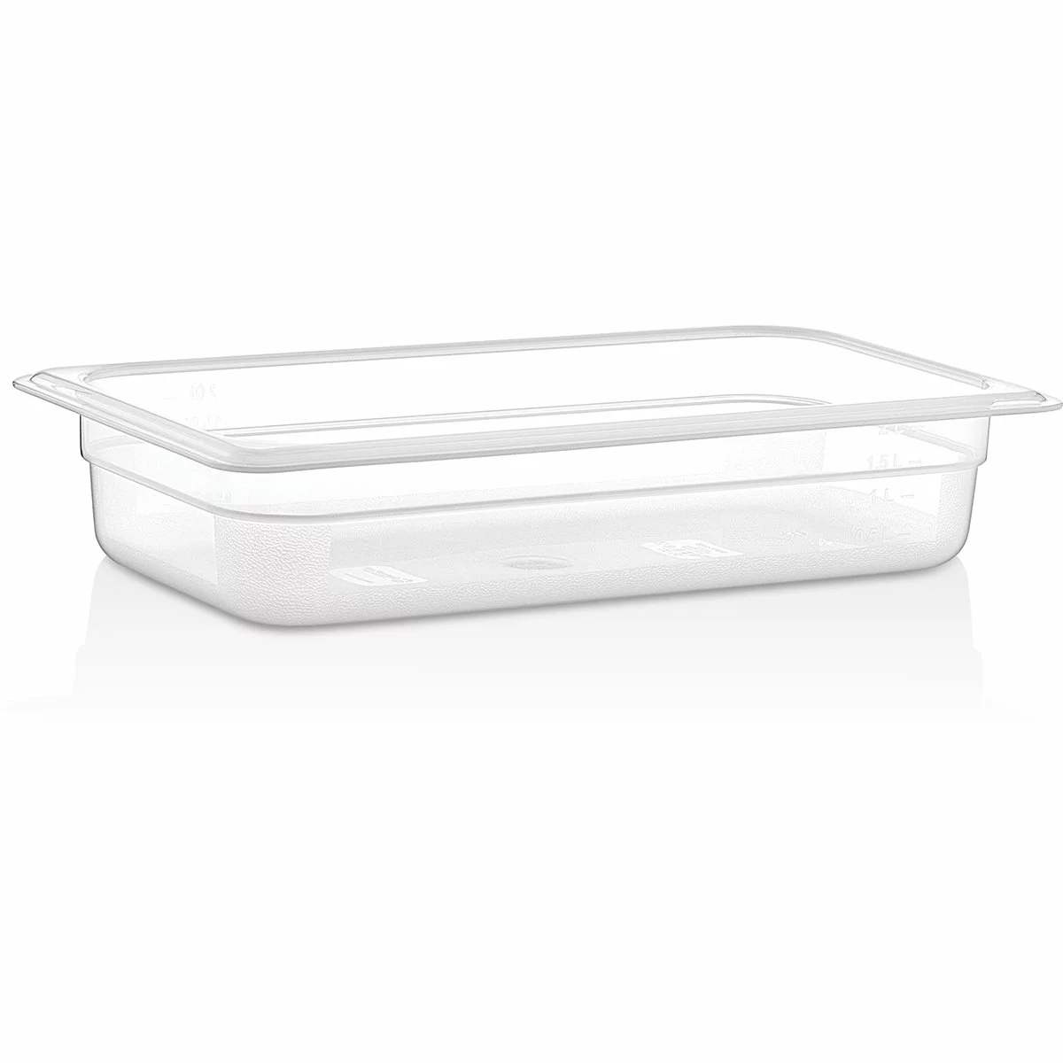 Polypropylene Gastronorm Pan GN1/3 Depth 65mm Clear 2 Litres | Adexa GNPP1365 1 Polypropylene Gastronorm Pan GN1/3 Depth 65mm Clear 2 Litres | Adexa GNPP1365