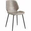 Side Dining Chair PU Leather Seat Natural | Adexa GSYH003N