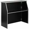 Portable Bar Black Laminate | Adexa GS30198BLACK