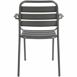 Bistro Arm Chair Steel Indoors Gun Metal | Adexa GS60790ARMGM -Cooking Appliances Sales Store GS60790ARMGM 3 1200x1200 1