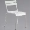 Bistro Side Chair Aluminium Indoors & Outdoors White | Adexa GS60859W