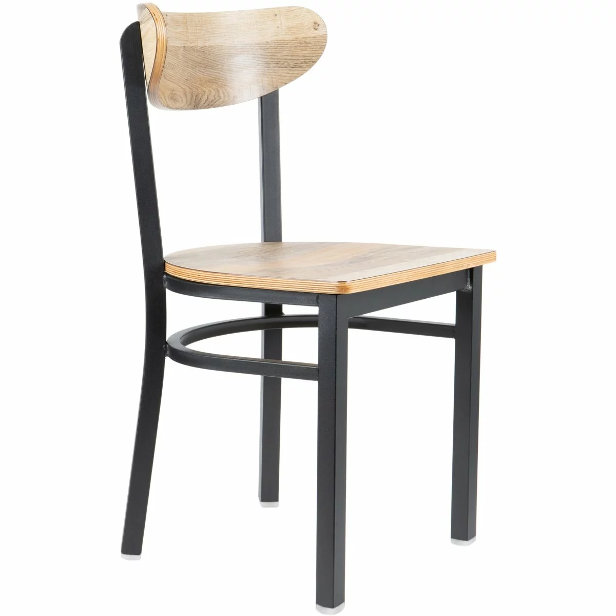 Black Steel Chair With Driftwood Seat & Driftwood Back | Adexa GS65VDRIFTWOODSEATDRIFTWOODBACK 1 Black Steel Chair With Driftwood Seat & Driftwood Back | Adexa GS65VDRIFTWOODSEATDRIFTWOODBACK