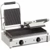 Heavy Duty Twin Panini Contact Grill 3.6kW Ribbed | Adexa EG03A