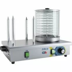 Commercial Hot Dog Warmer 4 Bun Spikes | Adexa HDW4