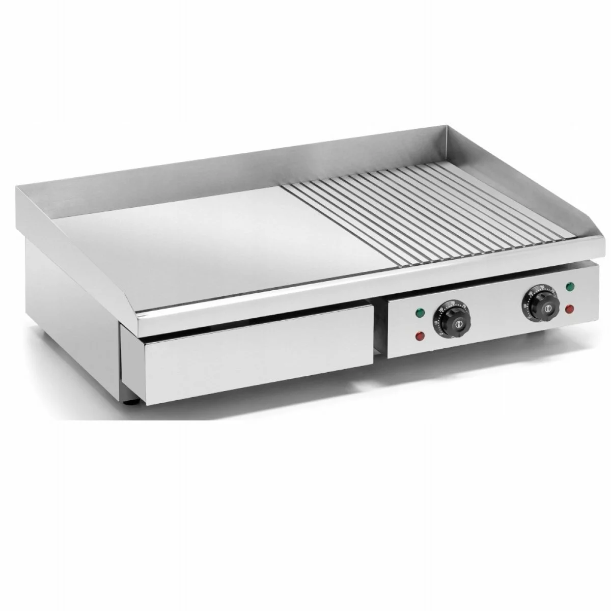 Commercial Griddle Smooth/Ribbed 730x470x240mm 4.4kW Electric | Adexa HEG822 1 Commercial Griddle Smooth/Ribbed 730x470x240mm 4.4kW Electric | Adexa HEG822