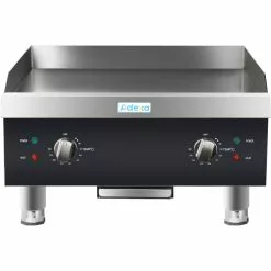 Commercial Griddle Smooth 610x620x360mm 8kW Electric | Adexa HEG824