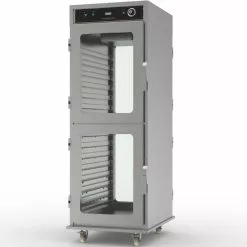 Professional Mobile Holding Display Cabinet Heated With 15 Trays Capacity | Adexa HHC980