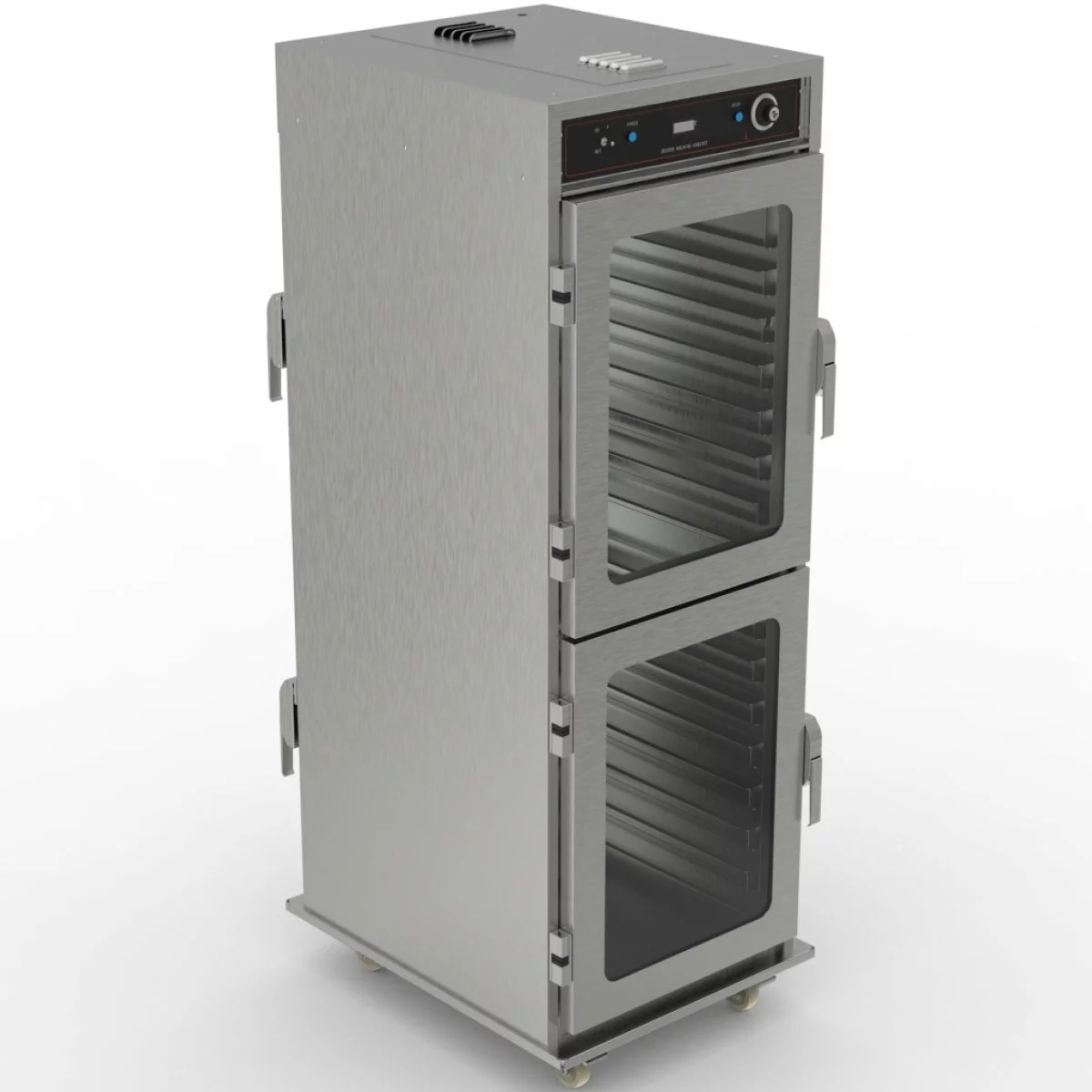 Professional Mobile Holding Display Cabinet Heated With 15 Trays Capacity | Adexa HHC980 4 Professional Mobile Holding Display Cabinet Heated With 15 Trays Capacity | Adexa HHC980 - Image 4