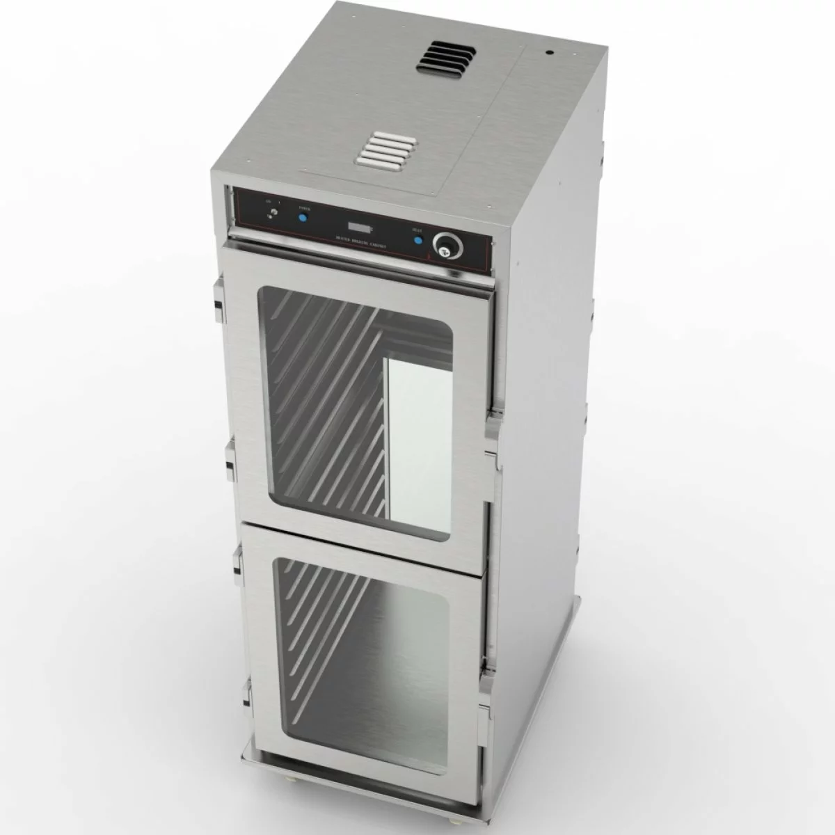 Professional Mobile Holding Display Cabinet Heated With 15 Trays Capacity | Adexa HHC980 7 Professional Mobile Holding Display Cabinet Heated With 15 Trays Capacity | Adexa HHC980 - Image 7