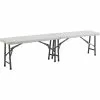 Folding Banquet Bench Table 6ft White 1830x280x440mm | Adexa HQZD183