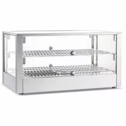 2 Tier Heated Display Case 80 Litres Countertop | Adexa HW80