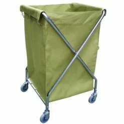 Foldable X-Shape Linen Trolley 620x625x985mm | Adexa JYXLC312