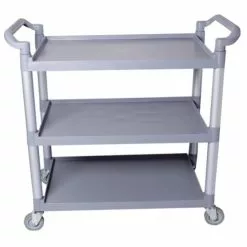 Professional Utility Trolley Multi-purpose 3 Tier Grey1070x500x990mm | Adexa JYXUC407GREY