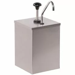 Commercial Condiment/Sauce Dispenser 1 Pump Stainless Steel | Adexa JZS001