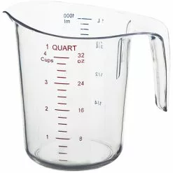 Polycarbonate Measuring Jug 4 Cups Heavy Duty | Adexa MC1QT